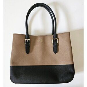 Kate Spade New York Cove Street Color Block Airel Tote Dune/Black